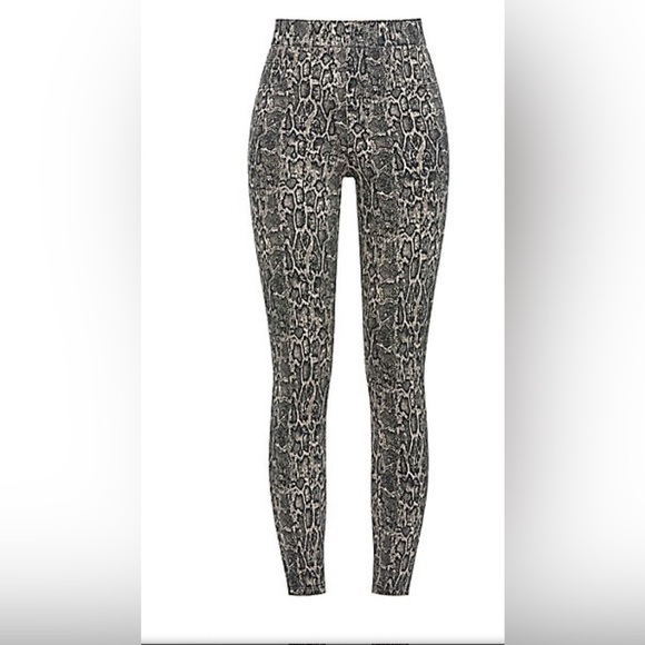 Spanx Snake Print Ankle Jean-Ish Leggings - Picture 6 of 10